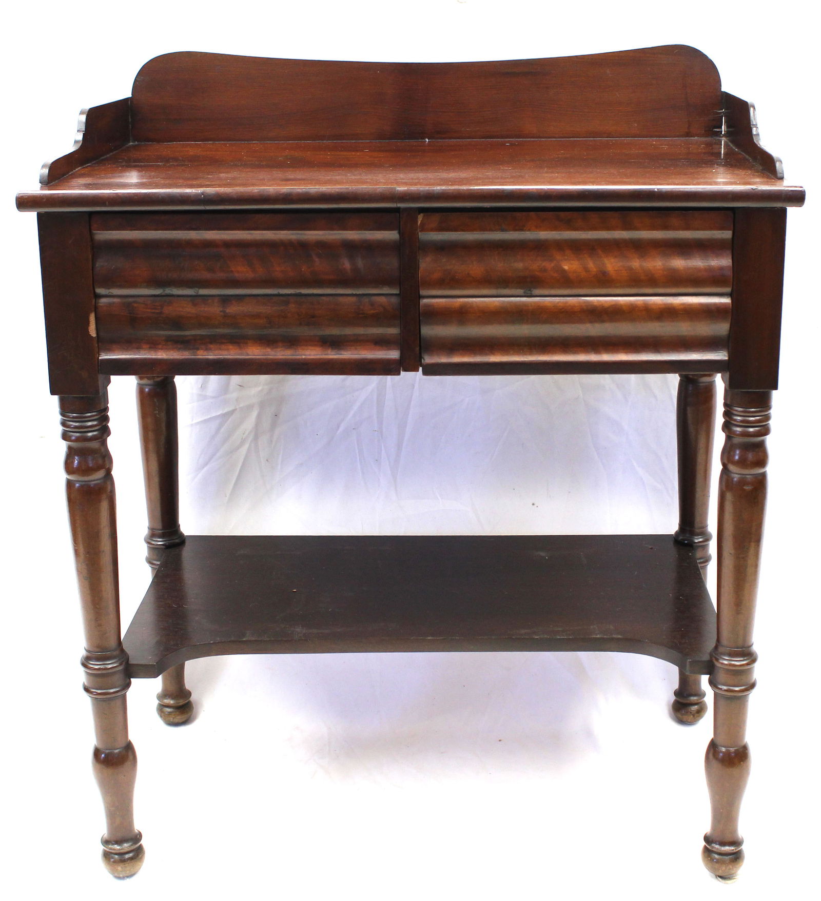 Sheraton 2 drawer server w backsplash - 35" tall x 36" wide x 18" deep (1 of 5)