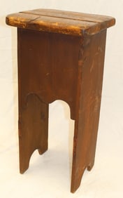 Antique wooden primitive stand - 31" tall x 16"x14"