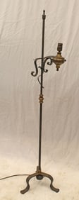 Iron electrified floor lamp