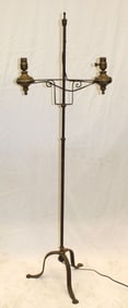 Iron electrified floor lamp