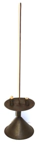 Large sand weighted 2 socket lighting device - 36" tall