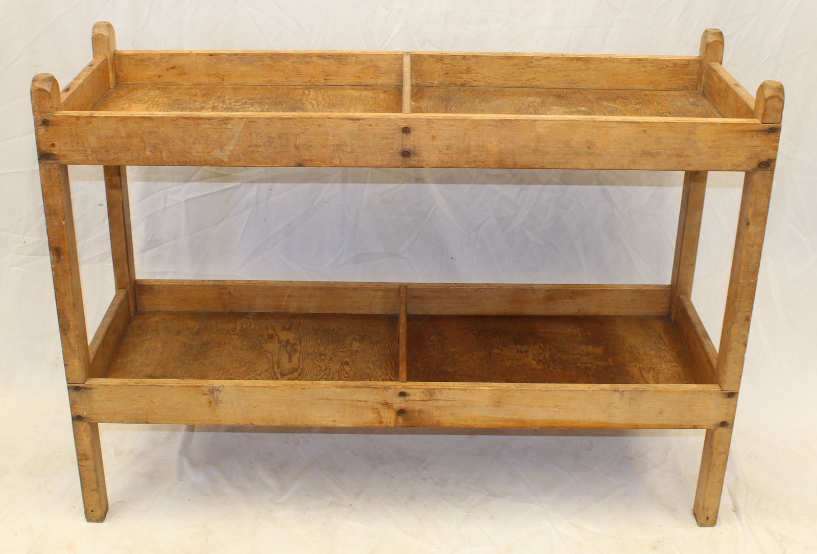 Wooden 2 tier potting table - 22" tall x 44" wide x 16" deep (1 of 6)