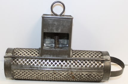 The Edgar antique nutmeg grater pat'd Nov 10, 1896 - 8 1/2" long