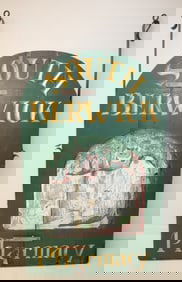 Large wooden "South Berwick Pharmacy" trade sign w iron brackets