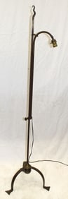 Iron electrified floor lamp - 62" tall