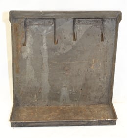 Antique tin bird roaster - 11" tall x 10 1/2" wide x 7" deep