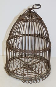 Country bet wire bird care w hanger - 10" tall