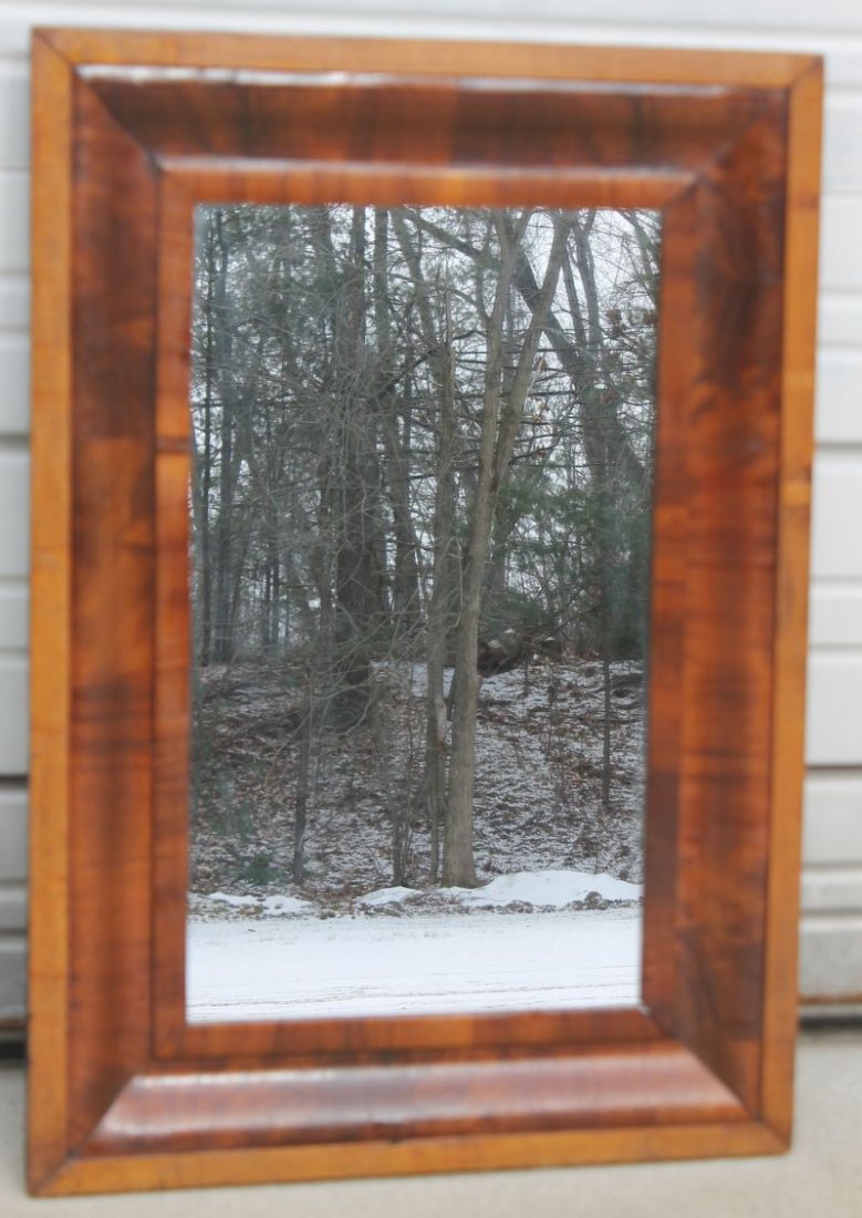 19thC ogee mirror - 30" x 21 1/2": 19thC ogee mirror - 30" x 21 1/2"