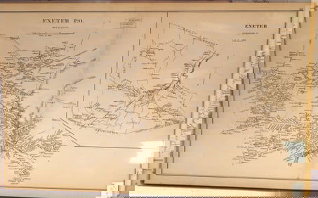 Large lot of antique New Hampshire maps