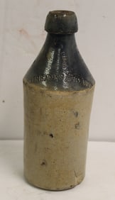 Fairbanks & Beard antique stoneware bottle