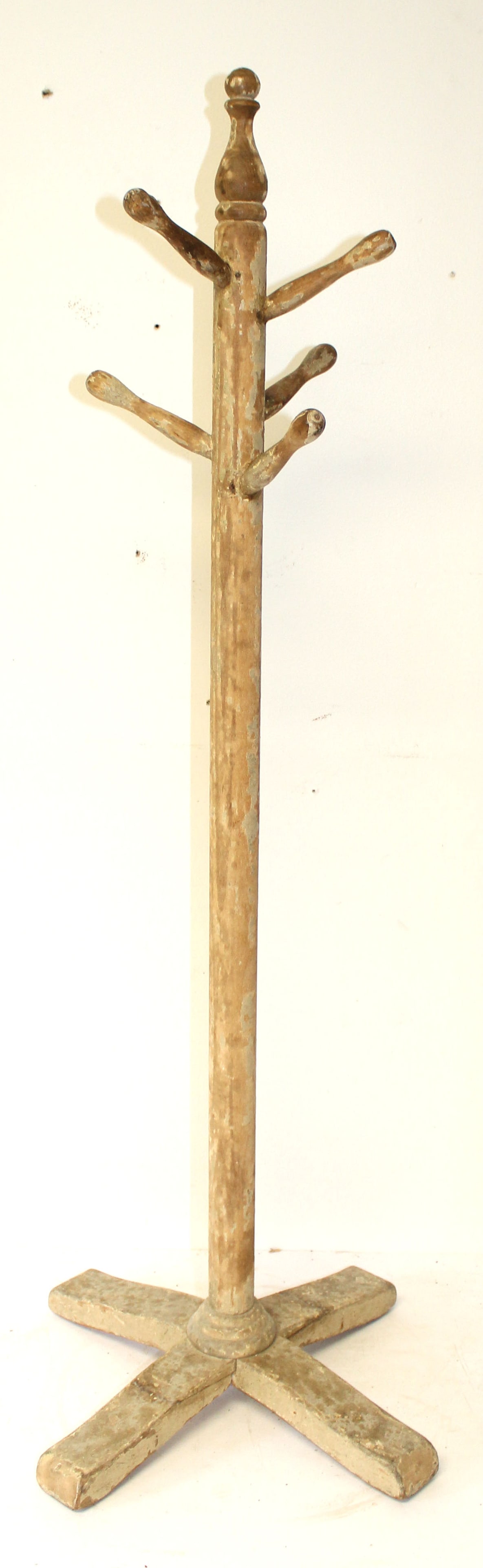 Antique diminutive hat/coat stand - 38" tall x 15" wide: Antique diminutive hat/coat stand - 38" tall x 15" wide