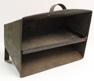 Large antique tin biscuit roaster - 17" tall x 19" wide x 10" deep