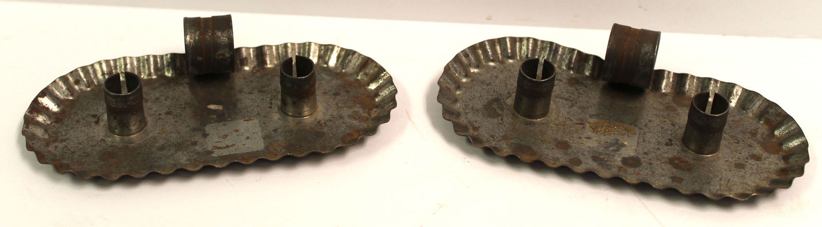 Pair of miniature windowsill taper candlestick holders - possibly Shaker? - 5 1/2"x3" (1 of 5)