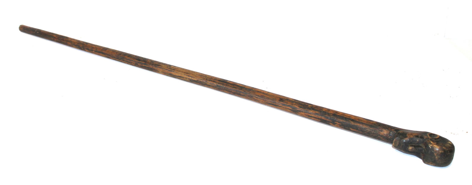 Antique African American carved cane - 35": Antique African American carved cane - 35"