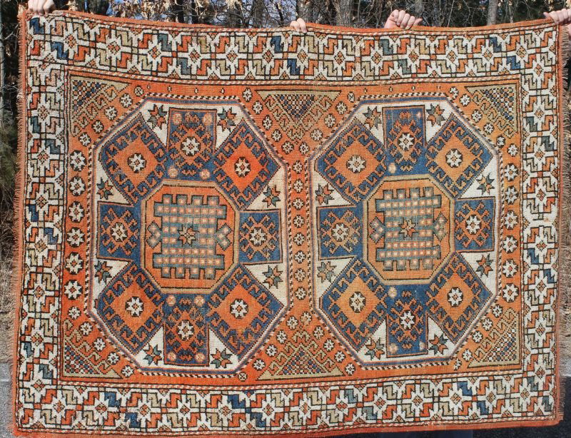4'8"x6'4" sem-antique Turkish Konya Oriental area rug: 4'8"x6'4" sem-antique Turkish Konya Oriental area rug