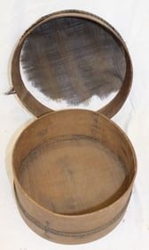 Lot of 2 antique sieves - 1 as found -
