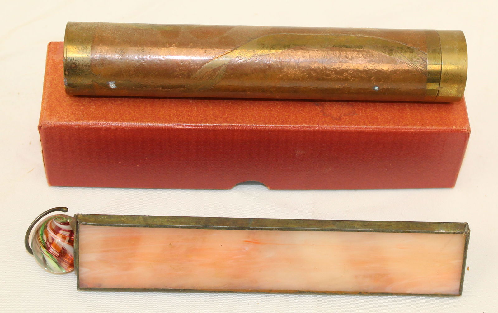 Lot of 2 Kaleidoscopes - 1 marked Lorie '89 - 8 1/2" & 9": Lot of 2 Kaleidoscopes - 1 marked Lorie '89 - 8 1/2" & 9"