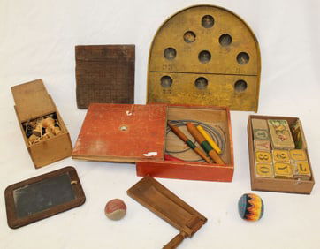 Lot of vintage/antique children's games