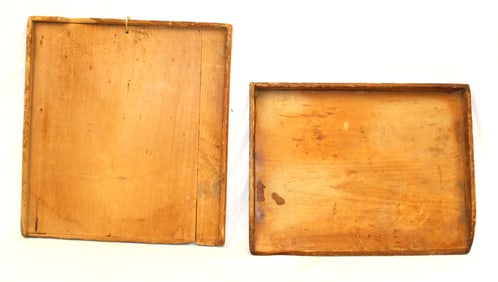 lot of 2 antique noodle boards