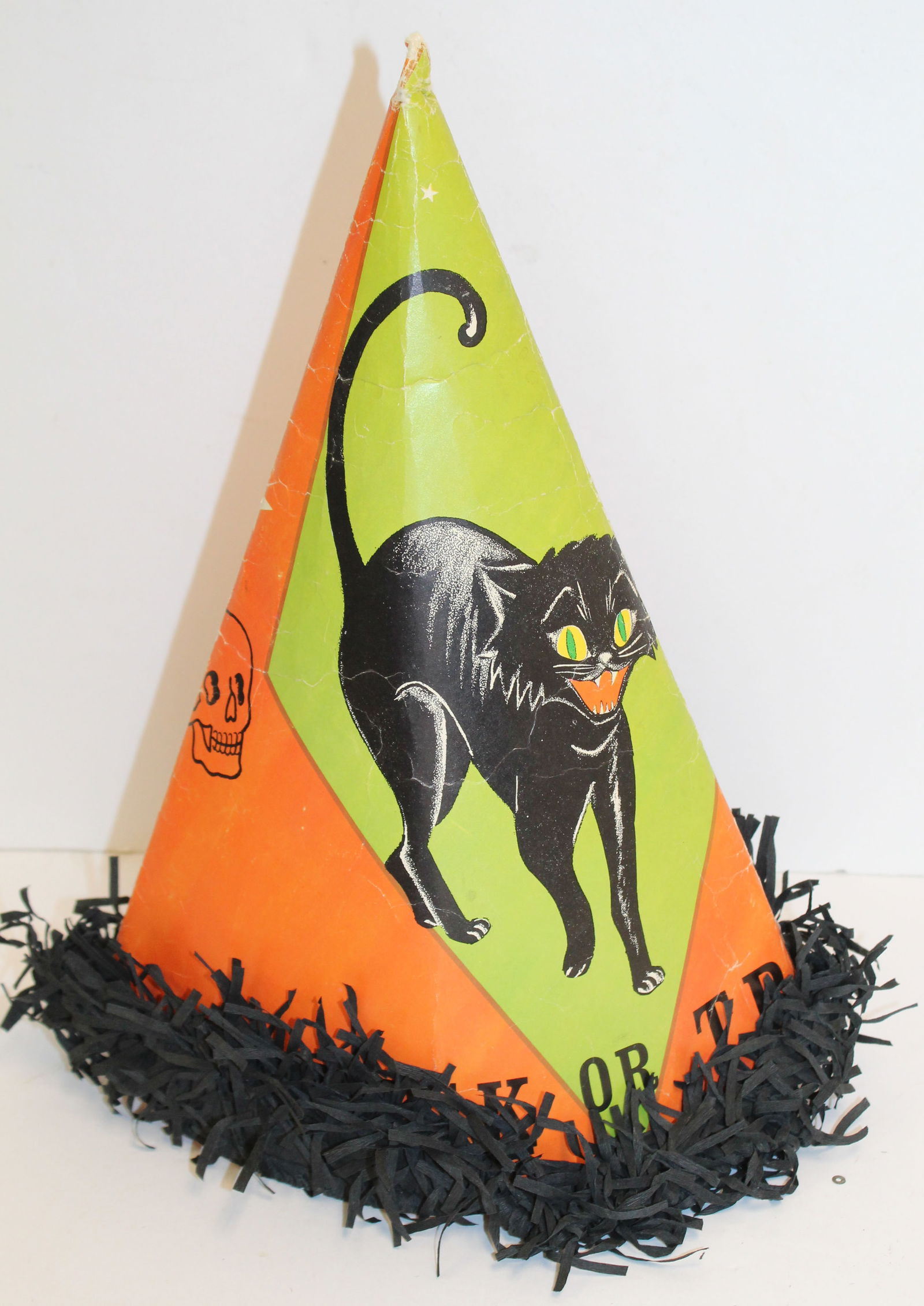 Vintage Halloween party hat - 15" tall (1 of 5)
