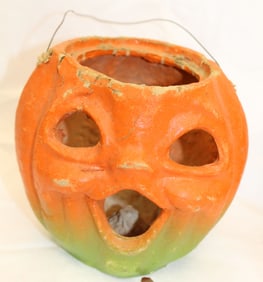 Vintage Jack-O-Lantern Halloween lantern/pail