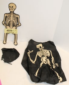 Vintage Skeleton Halloween costume
