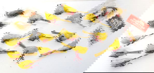 Lot of vintage birds