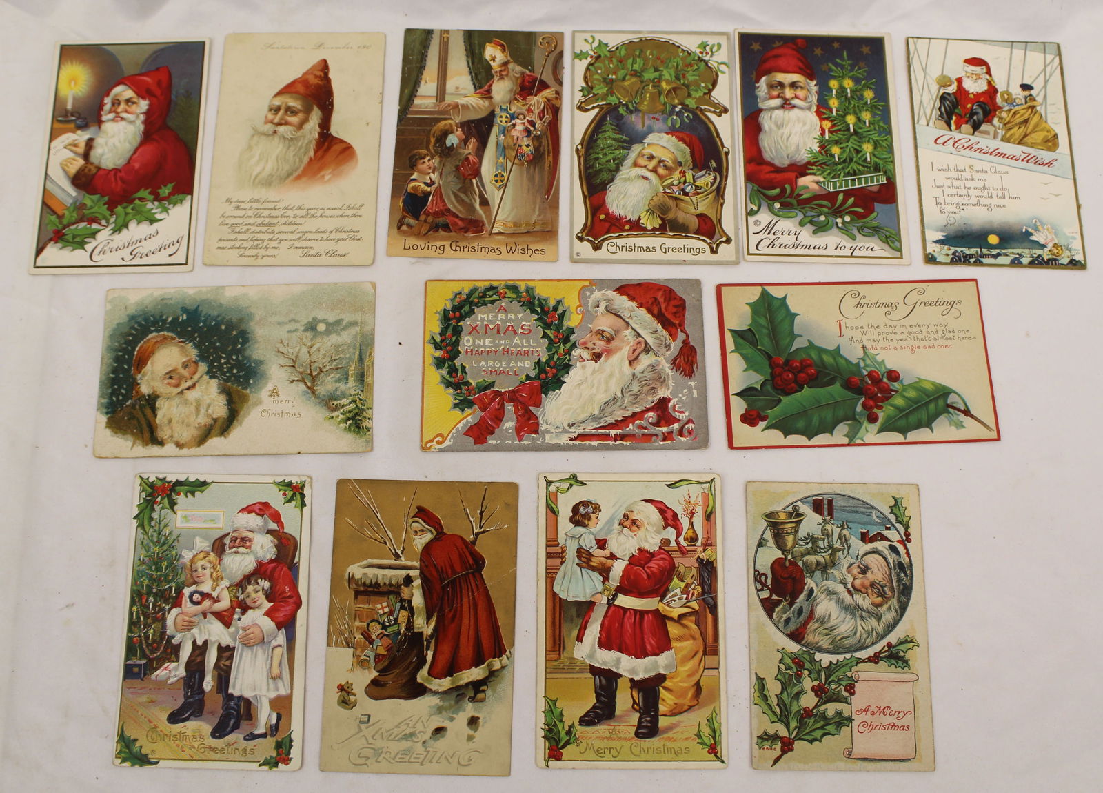 Lot of antique Christmas cards & postcards (1 of 10)