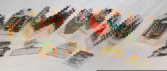 Lot of antique Christmas cards & postcards