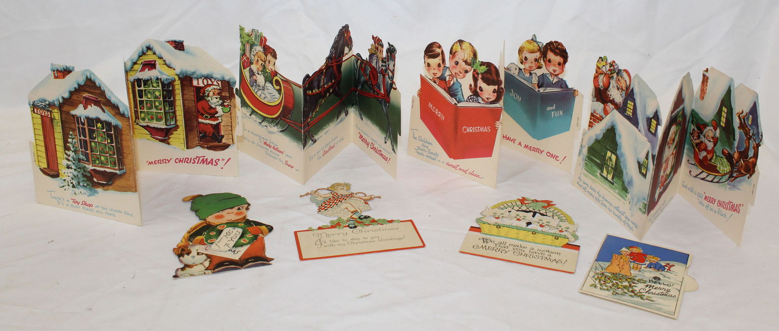 Lot of antique Christmas cards & postcards: Lot of antique Christmas cards & postcards