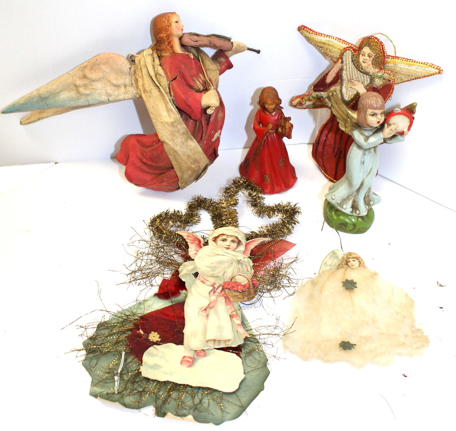 Lot of 5 Angels incl Italian & German: Lot of 5 Angels incl Italian & German