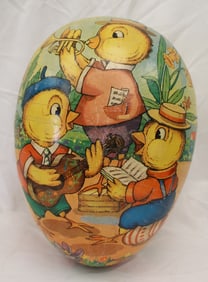 Large antique /vintage Easter Egg candy container - 20"