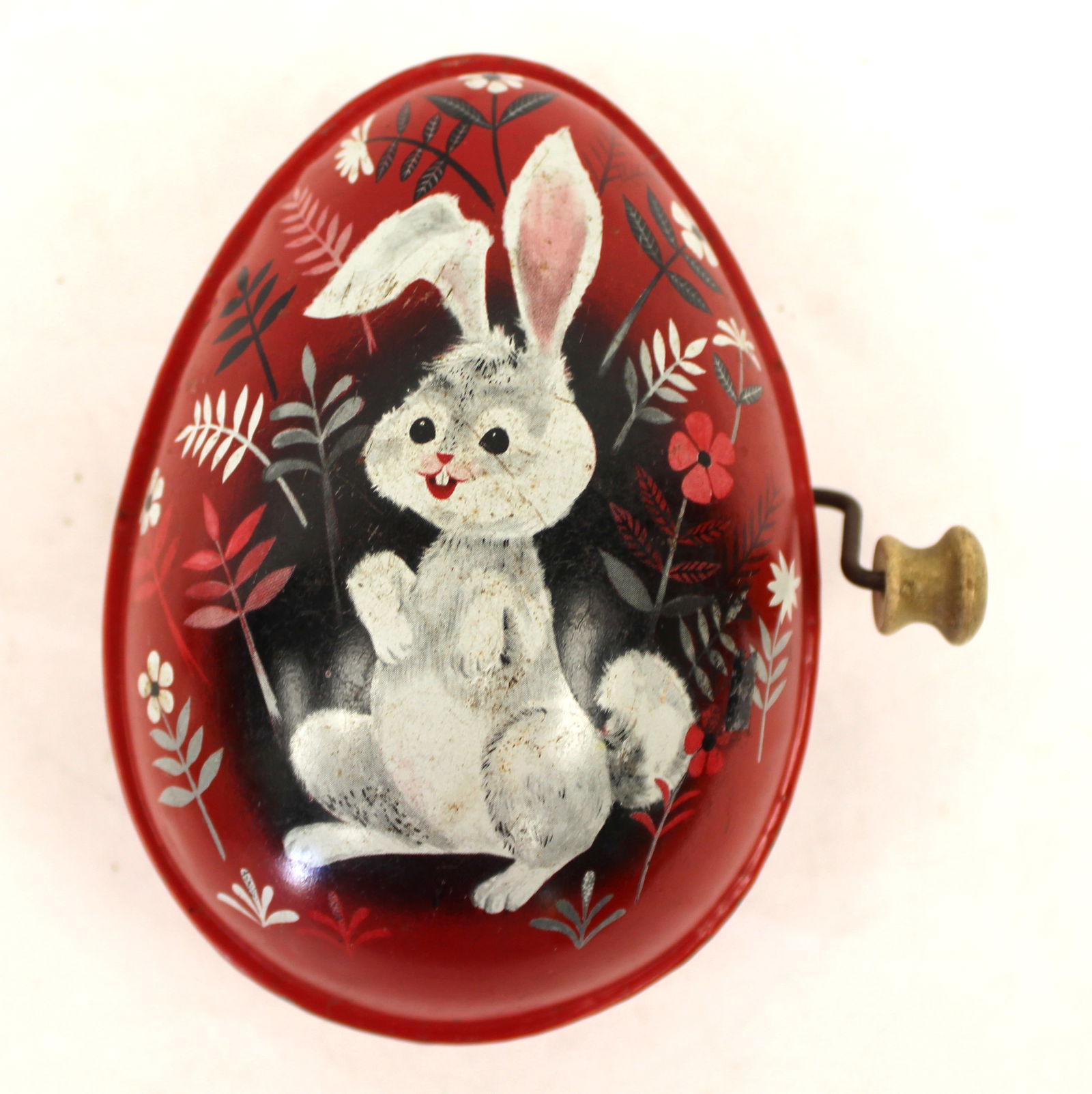 Mattel tin wind up Easter Egg - 6 1/2": Mattel tin wind up Easter Egg - 6 1/2"