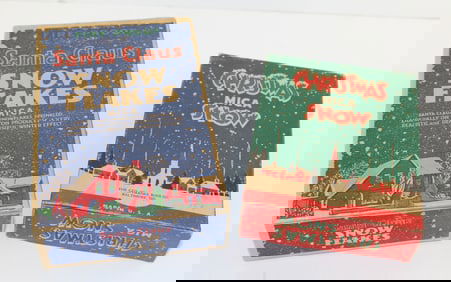 Lot of 2 orig boxes of Christmas "snowflakes" (micah)