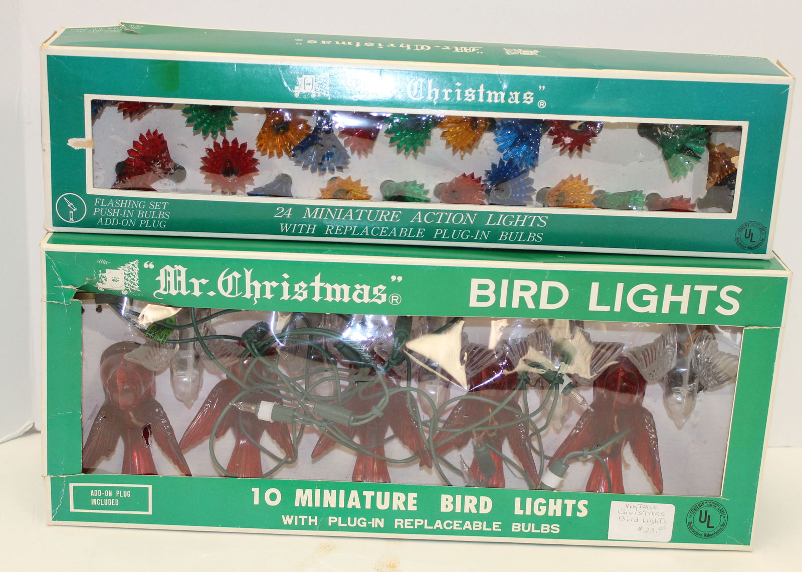 Lot of 2 orig boxed sets of Christmas lights (1 of 4)