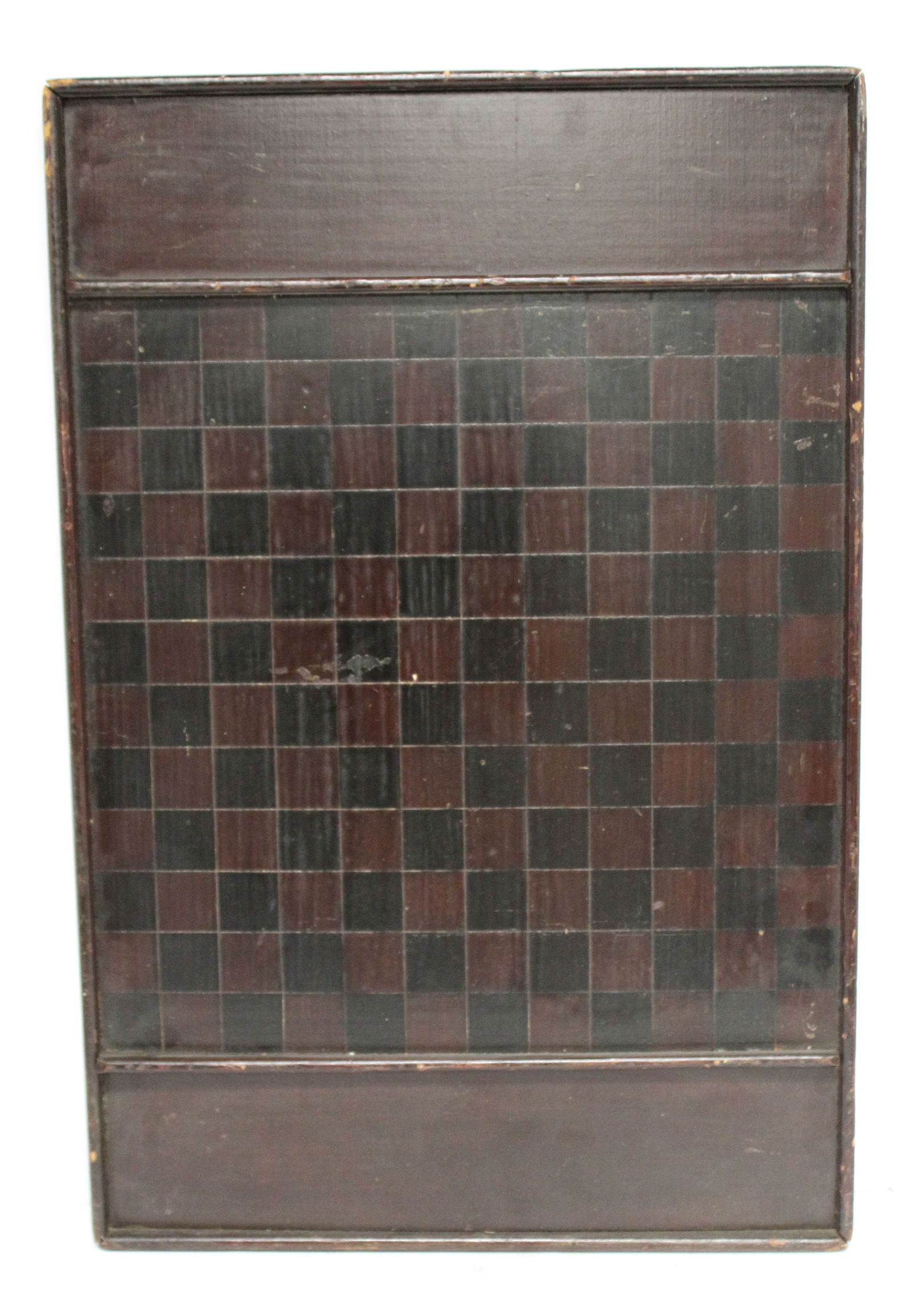 Antique gameboard in red & black - 28"x 18 1/2" (1 of 5)