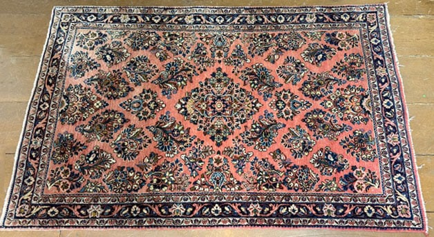 Semi-antique Sarouk Oriental Rug - 4' x 6'5" (1 of 4)
