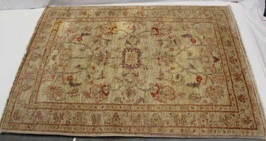 Vintage Oriental area rug 4'1"x5'10"