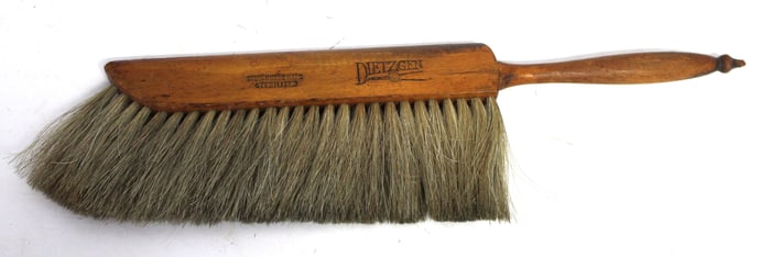 Antique Dietzgen wooden handled brush - 14"