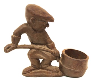 Antique cast iron Smelter door stop