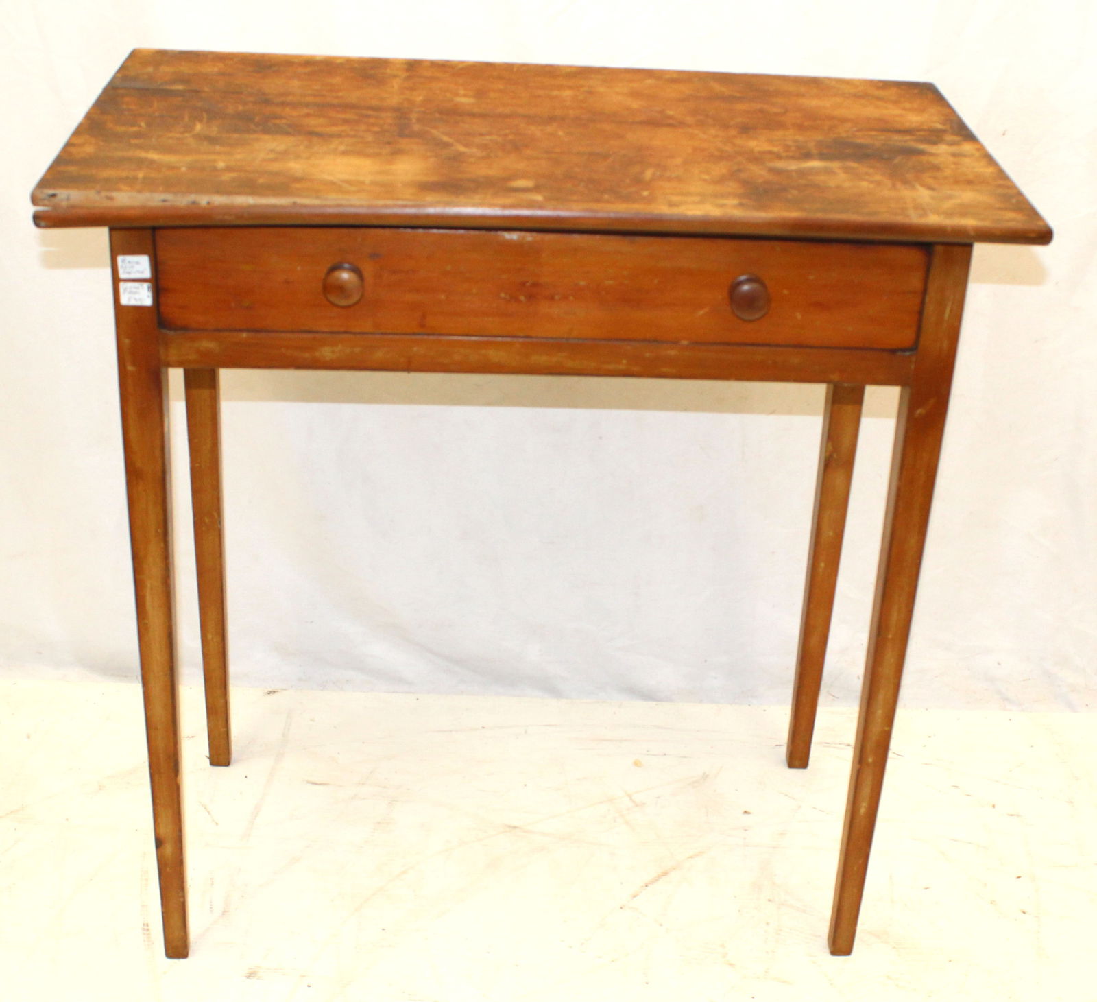 Hepplewhite 1 drawer dressing table - 32" tall x 32" wide x 17" deep (1 of 6)