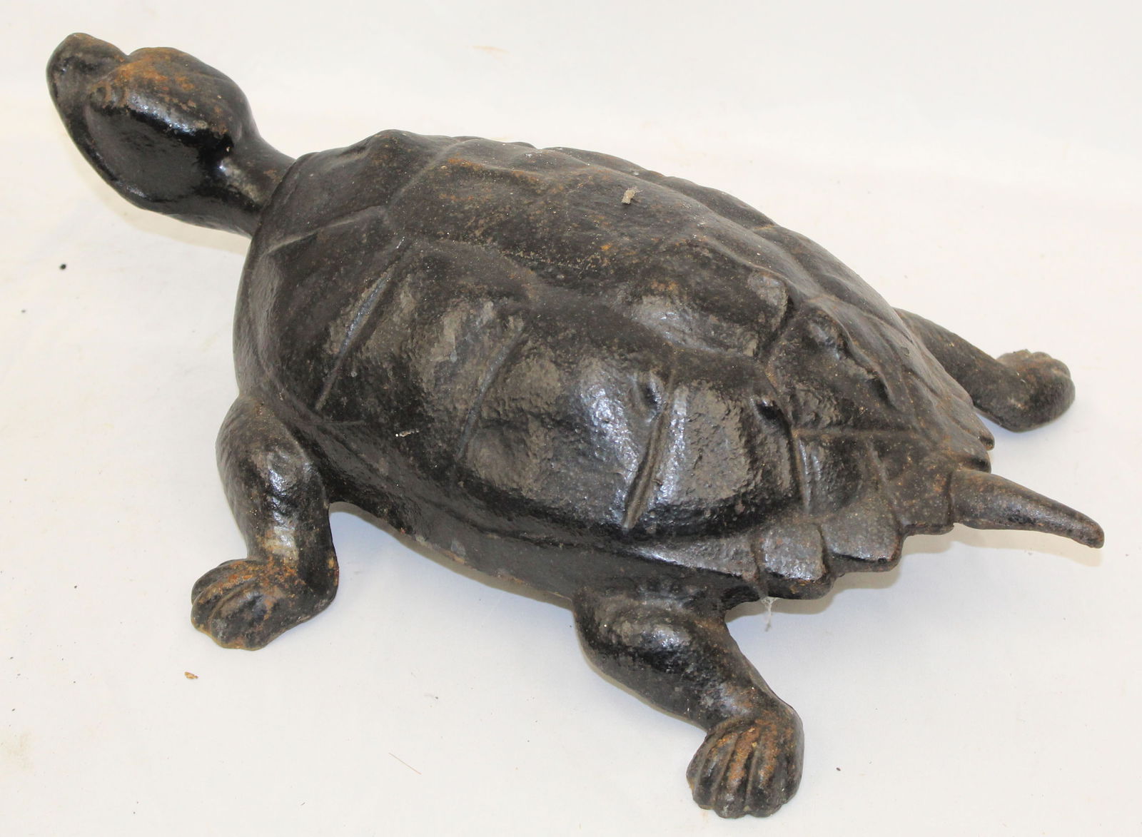 Cast iron figural turtle - 5 1/2"x16" (1 of 4)