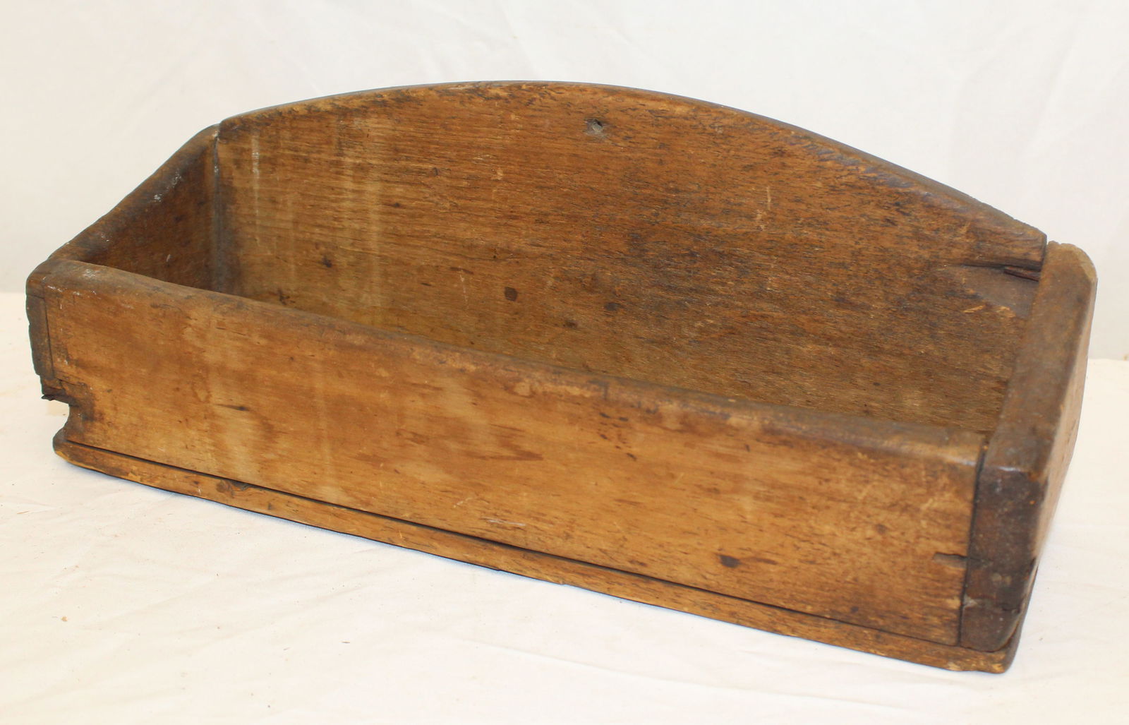 Early wooden candle box - 6" tall x 15" wide x 5" deep (1 of 5)