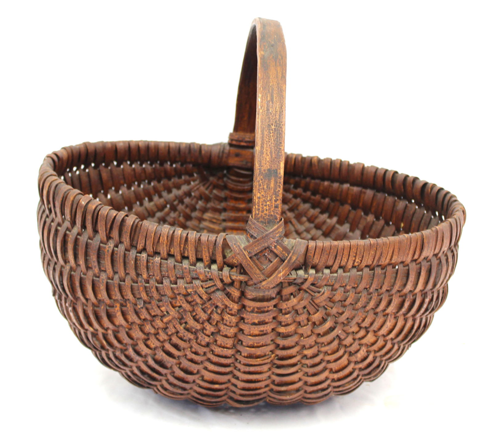 Antique melon basket - 13 1/2" tall x 16" x 14": Antique melon basket - 13 1/2" tall x 16" x 14"