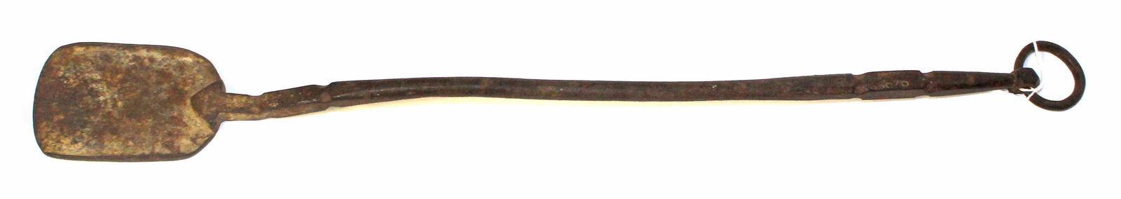 Antique iron spatula - 20" long (1 of 5)