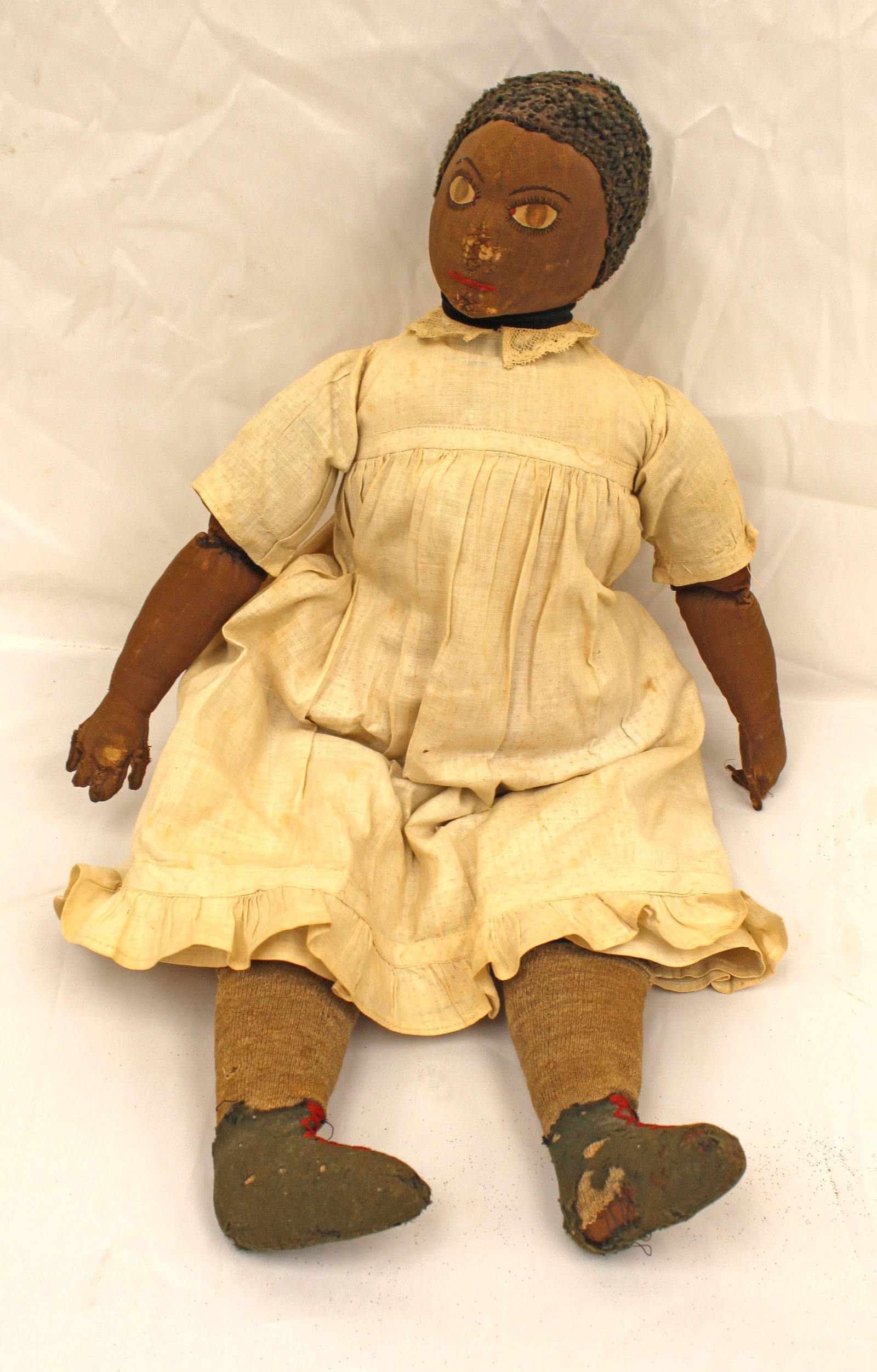 Antique African American rag doll - 24" tall: Antique African American rag doll - 24" tall