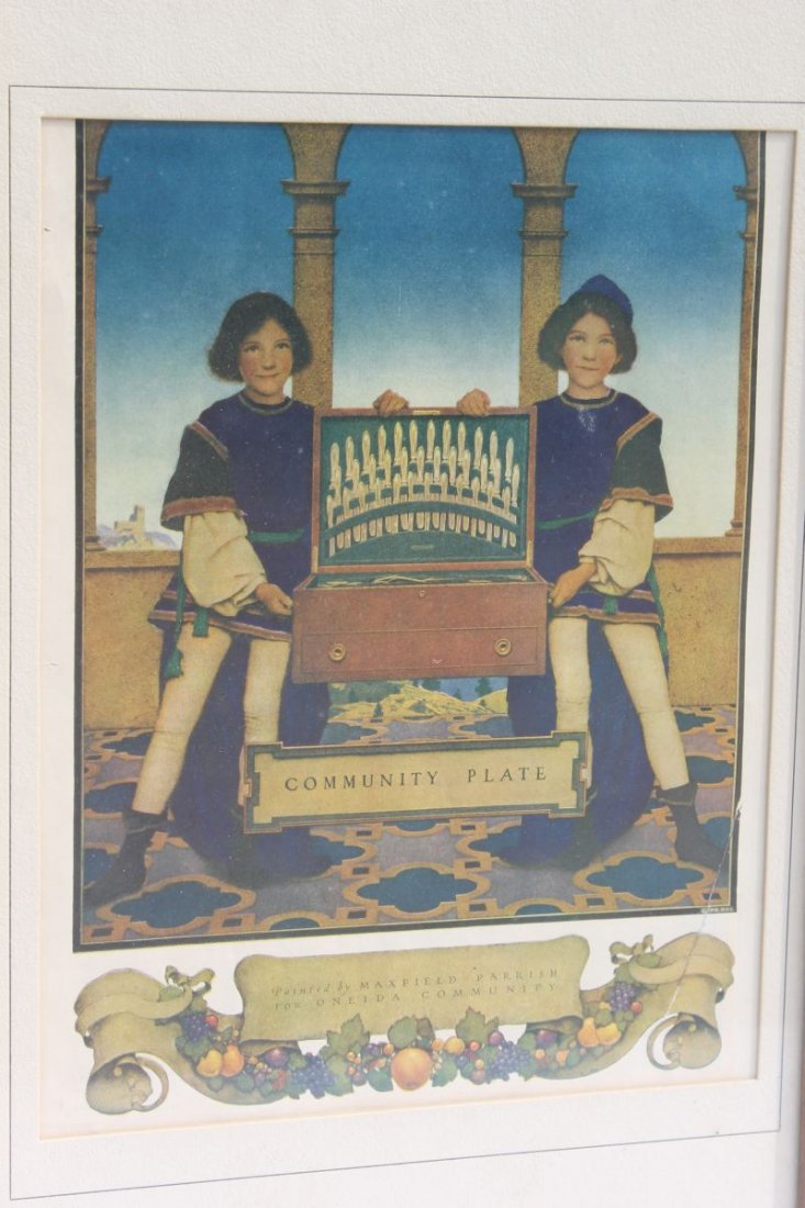 fine Maxfield Parrish print "Community Plate" - 13" x 9: fine Maxfield Parrish print "Community Plate" - 13" x 9 1/2" image size