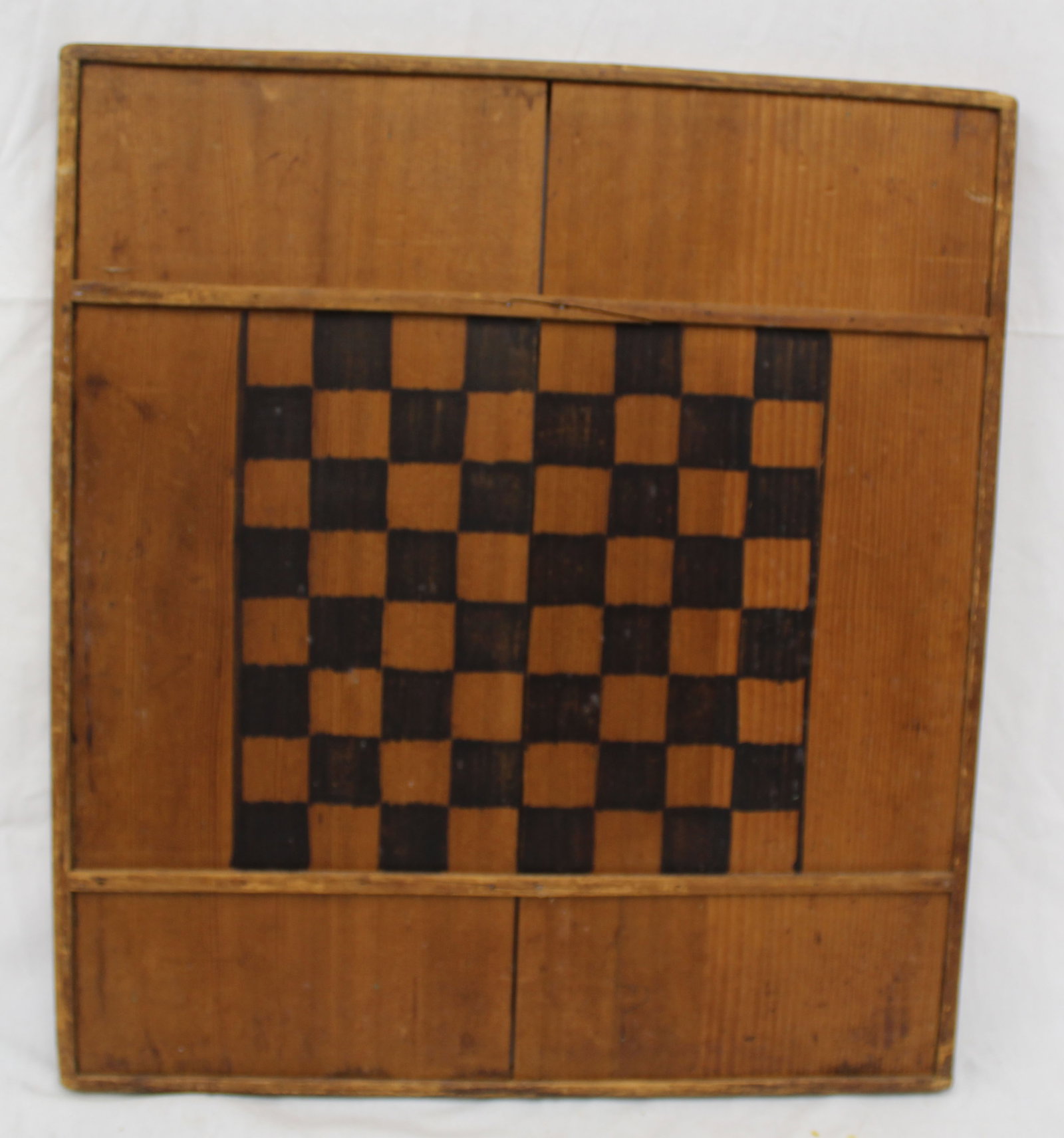 Antique wooden painted double sided gameboard - 21"x23" (1 of 5)