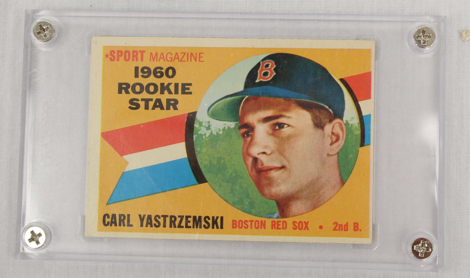 Vintage 1960 Rookie Star Cal Yastrzemski Baseball card (1 of 7)