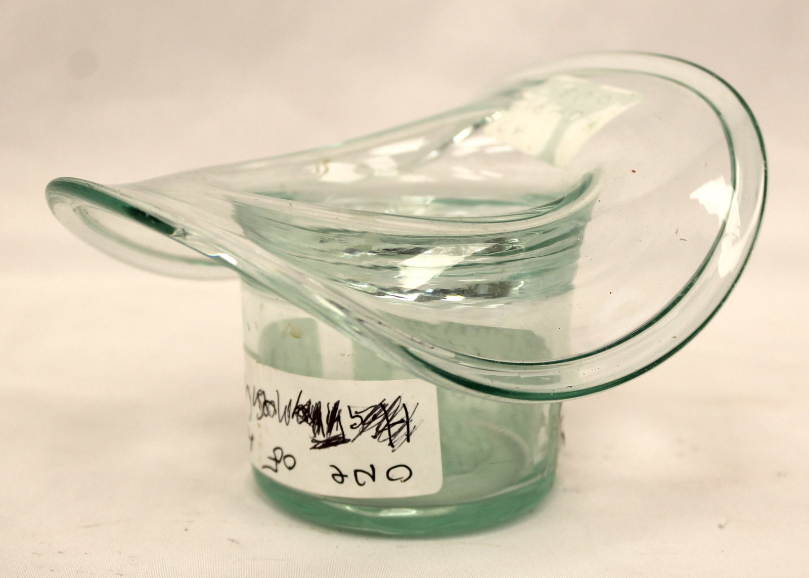 Early aqua/green glass hat - (1 of 7)